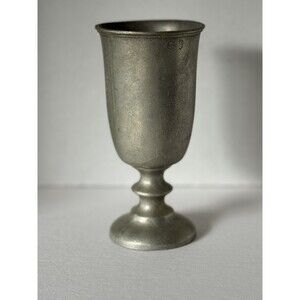 VTG Pewter RWP Tavern Wine Goblet Wilton 7 1/4” Tall Medieval Cosplay Vessel
